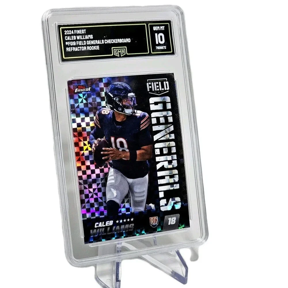 CALEB WILLIAMS RC CHECKERBOARD FIELD GENERALS FG19 GEM MINT 10 TOPPS FINEST 2024
